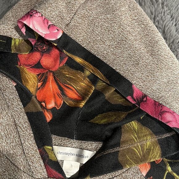 EUC-CHRISTOPHER BANKS FLORAL BLOCK TOP - Picture 9 of 13